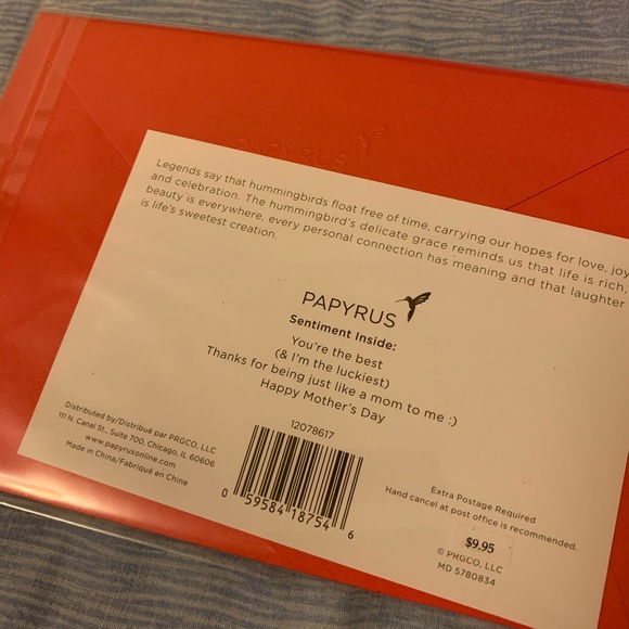 ⚡️5/$30⚡️Papyrus #BonusMom!, Mother’s Day card - Picture 7 of 8